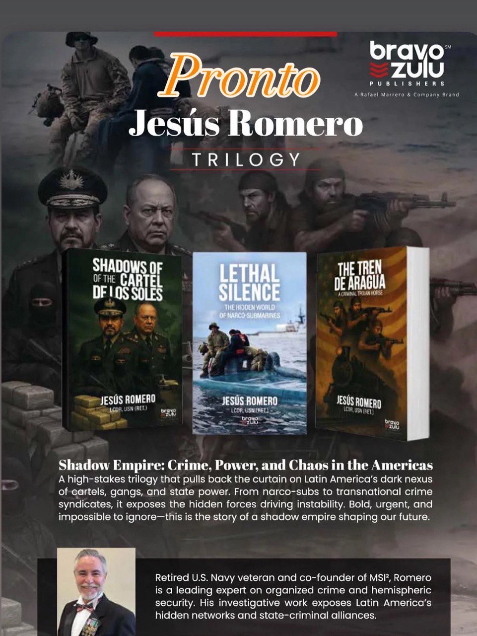 COMANDANTE JESÚS ROMERO YA NO ES UN VENDEDOR DE HUMO, AHORA ES UN VENDEDOR DE LIBROS